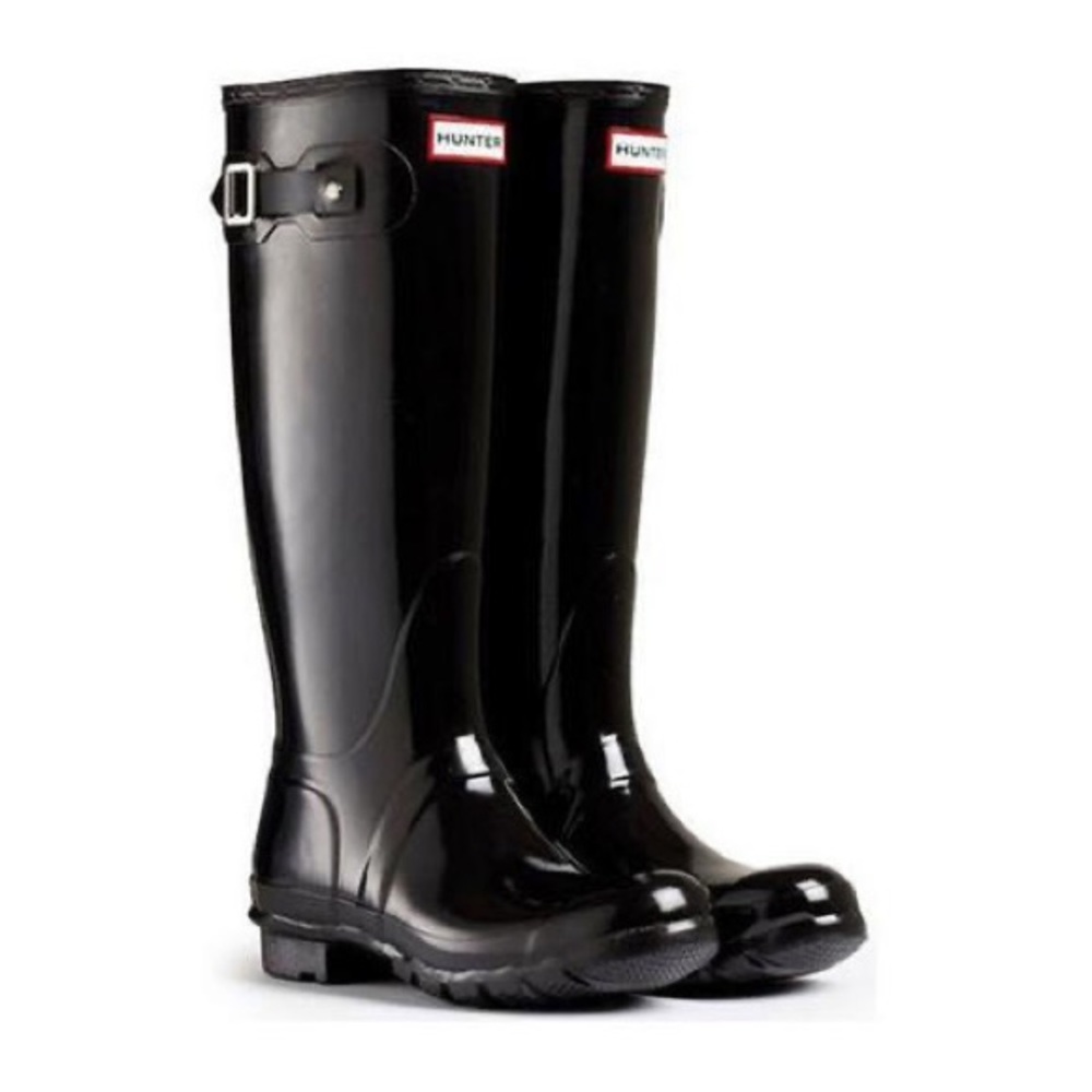 Hunter Original Tall Black Gloss Rain boots